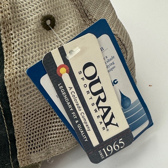 NWT Ouray Sportswear Men’s OS Vintage style Mesh back Trucker hat - Picture 2 of 6